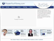 Tablet Screenshot of masteryourmoney.com